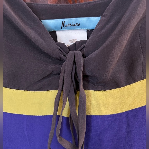 Eye-catching Vintage Marciano Colour-block Dress - Picture 3 of 4